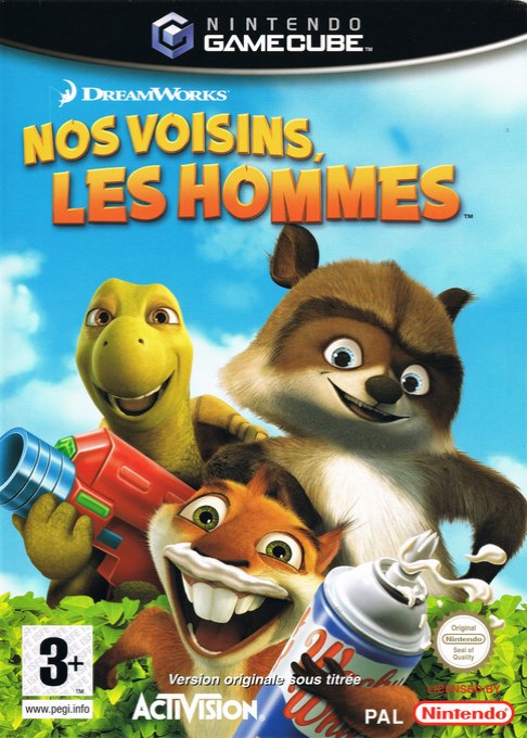 DreamWorks Nos Voisins, les Hommes box art