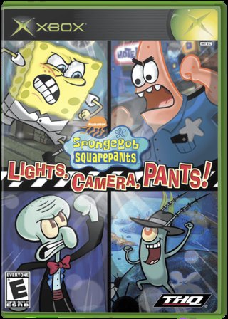 SpongeBob SquarePants: Lights, Camera, Pants! box art