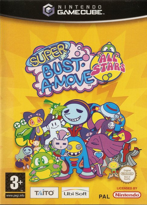Super Bust-A-Move All Stars box art