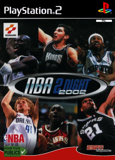 ESPN NBA 2Night 2002 box art