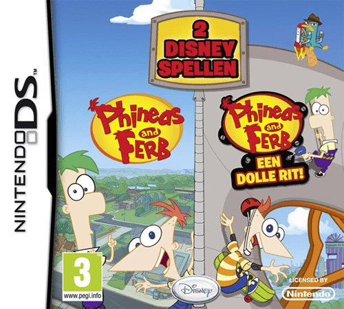 Phineas and Ferb: 2 Disney Games box art