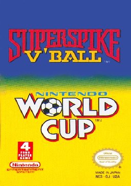 Super Spike V'Ball + Nintendo World Cup box art