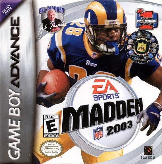 Madden NFL 2003 box art