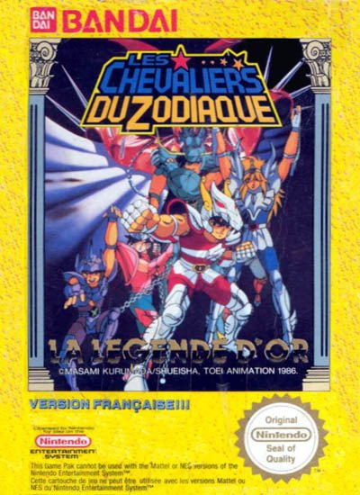 Chevaliers du Zodiaque, Les: La Legende d'Or box art