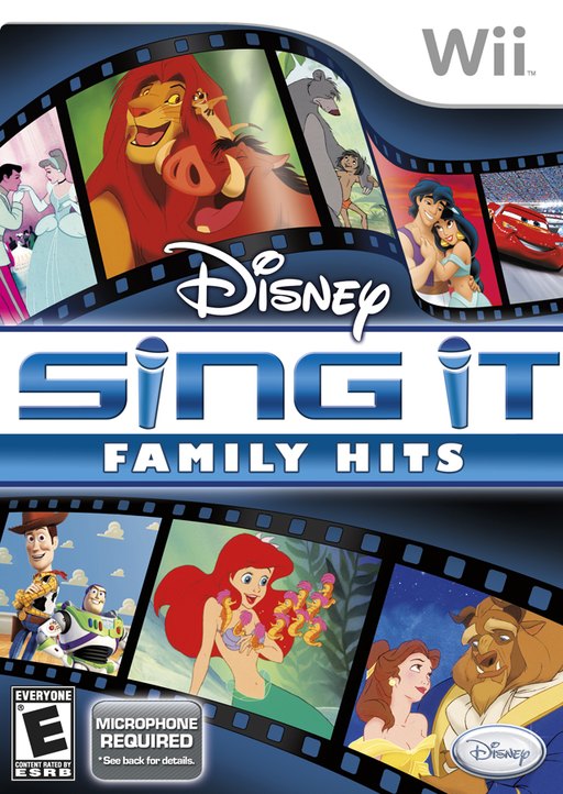 Disney Sing It_ Family Hits box art
