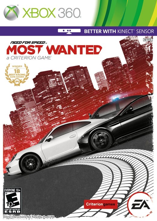 Need for Speed: Most Wanted box art