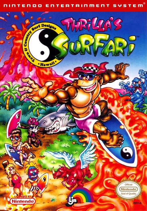 Town _ Country Surf Designs: Thrilla's Surfari box art