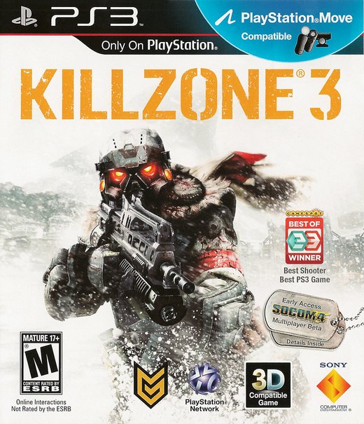 Killzone 3 box art