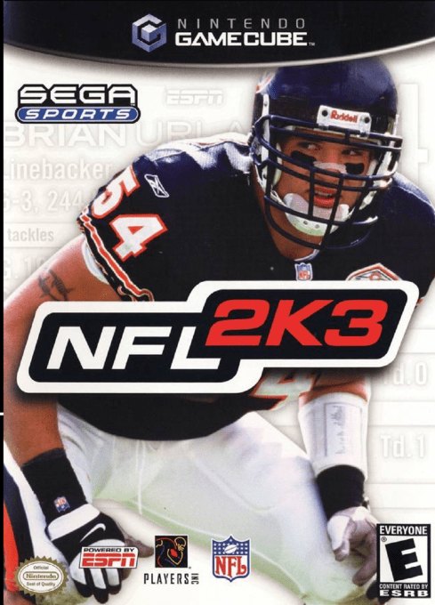 NFL 2K3 box art