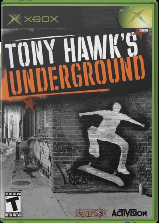Tony Hawk's Underground box art