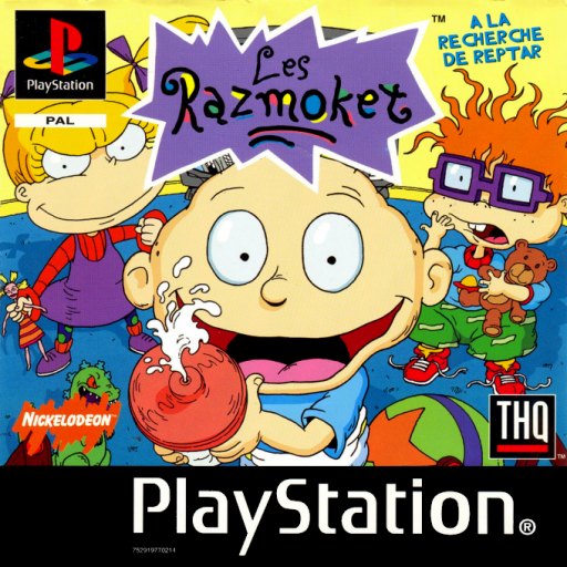 Nickelodeon Les Razmoket: A la Recherche de Reptar box art