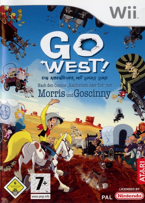 Go West! A Lucky Luke Adventure box art