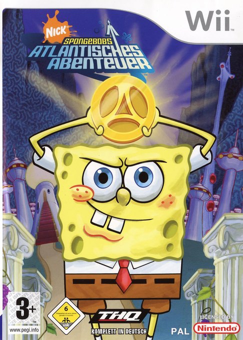 Nickelodeon SpongeBob's Atlantis SquarePantis box art