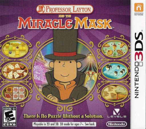 Professor Layton and the Miracle Mask box art