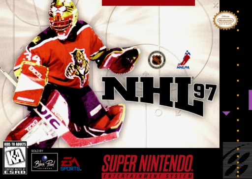 NHL 97 box art