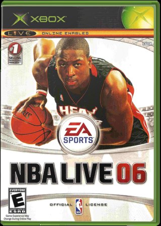 NBA Live 06 box art