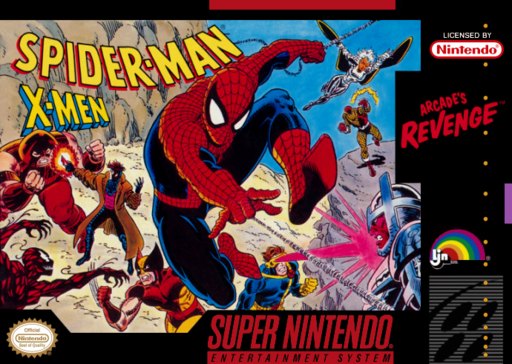 Spider-Man: X-Men: Arcade's Revenge box art