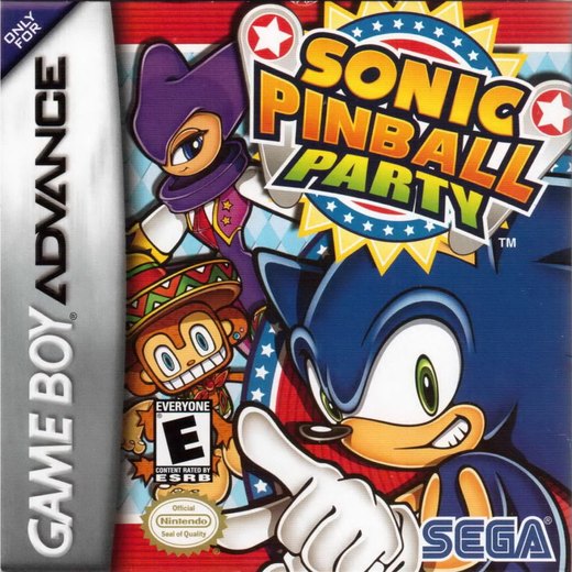 Sonic Pinball Party box art