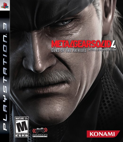 Metal Gear Solid 4: Guns of the Patriots box art