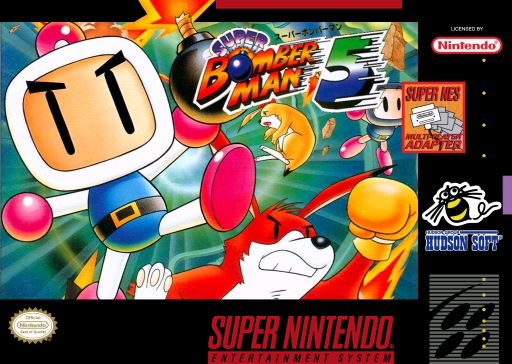 Super Bomberman 5 box art