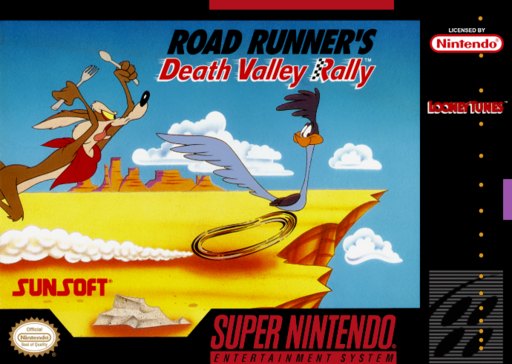 Road Runner's Death Valley Rally box art
