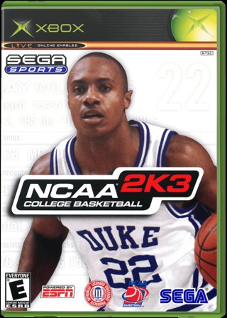 NCAA College Basketball 2K3 box art