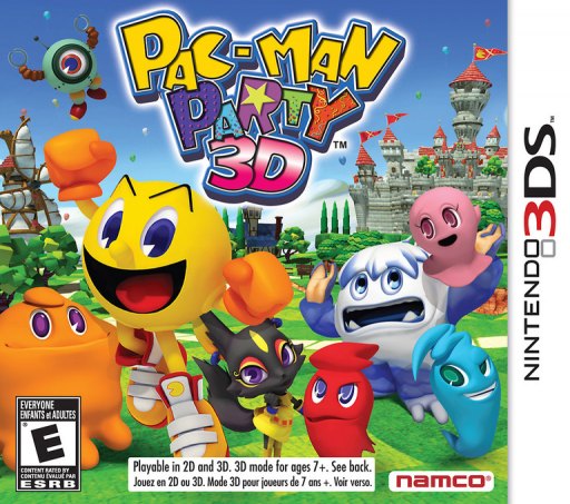 Pac-Man Party 3D box art