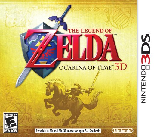 The Legend of Zelda: Ocarina of Time 3D box art