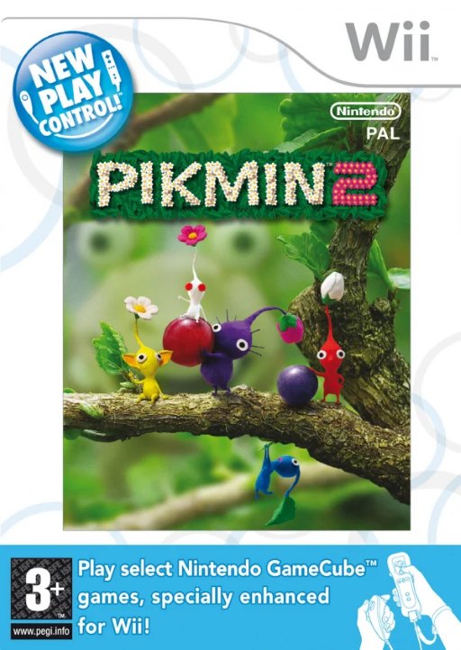 New Play Control! Pikmin 2 box art