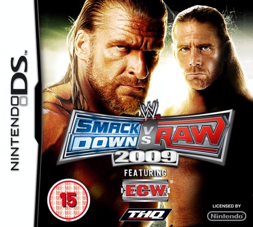 WWE SmackDown vs Raw 2009 featuring ECW box art