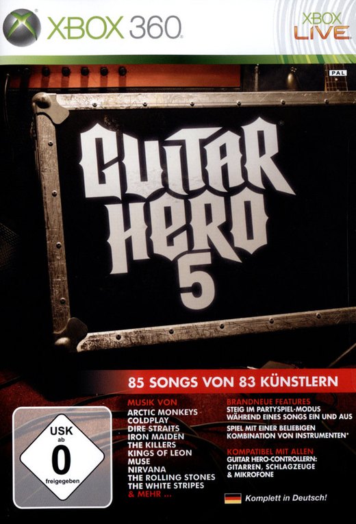 Guitar Hero 5 box art