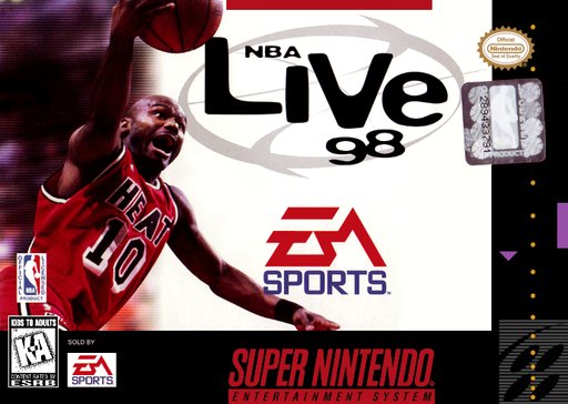 NBA Live 98 box art