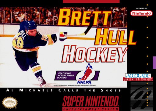 Brett Hull Hockey box art