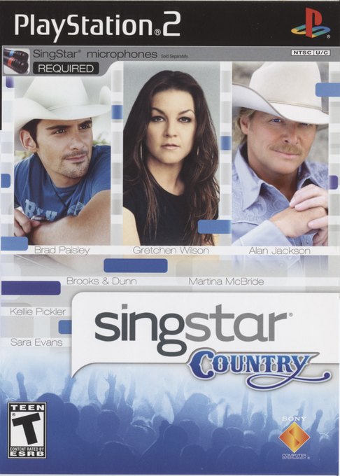 SingStar Country box art