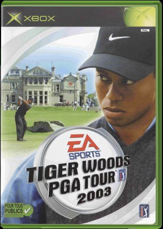Tiger Woods PGA Tour 2003 box art