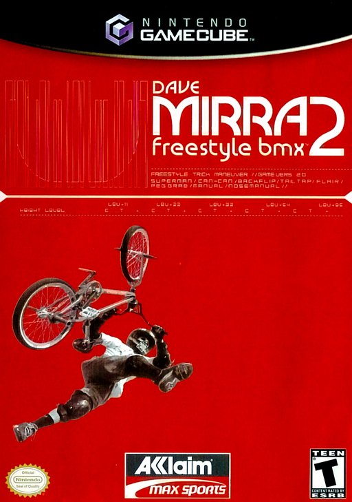 Dave Mirra Freestyle BMX 2 box art