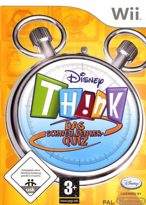 Disney Think Fast: The Quiz Game box art