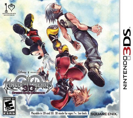 Kingdom Hearts 3D: Dream Drop Distance box art