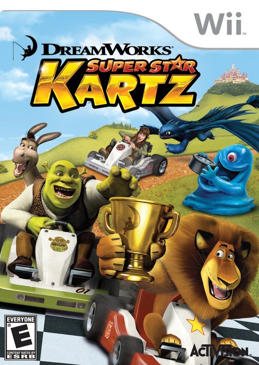 DreamWorks Super Star Kartz box art
