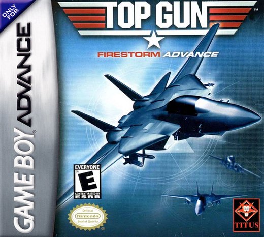 Top Gun: Firestorm Advance box art
