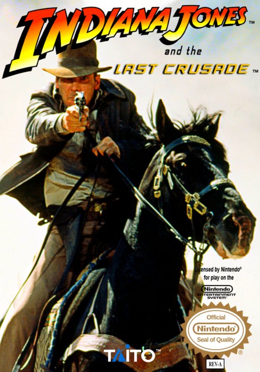 Indiana Jones and the Last Crusade box art