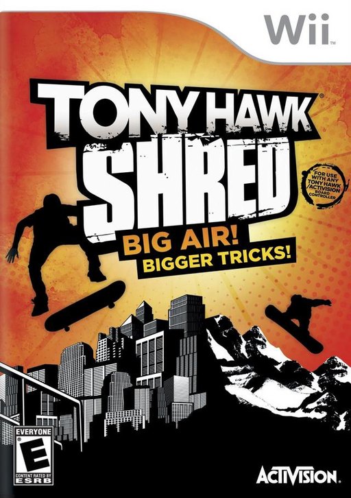 Tony Hawk_ Shred box art