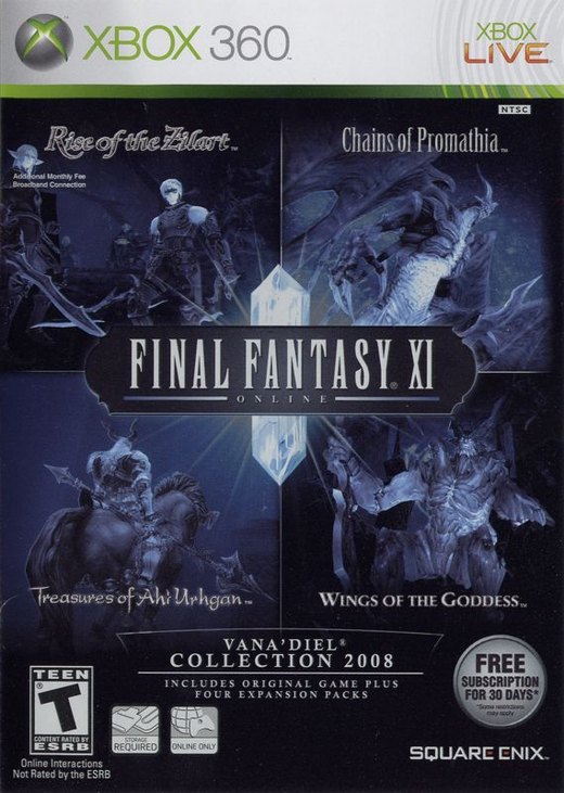 Final Fantasy XI Online: Vana'Diel Collection 2008 box art