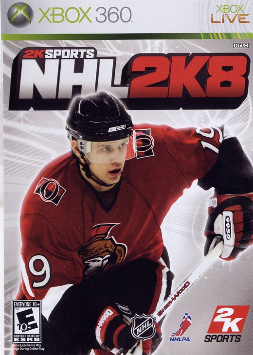 NHL 2K8 box art