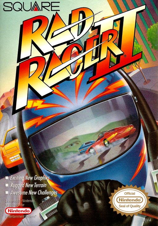 Rad Racer II box art