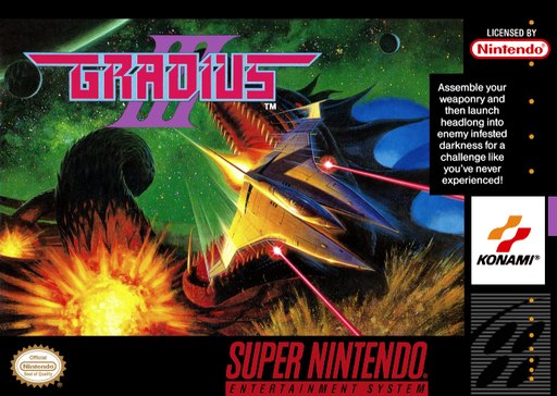 Gradius III box art
