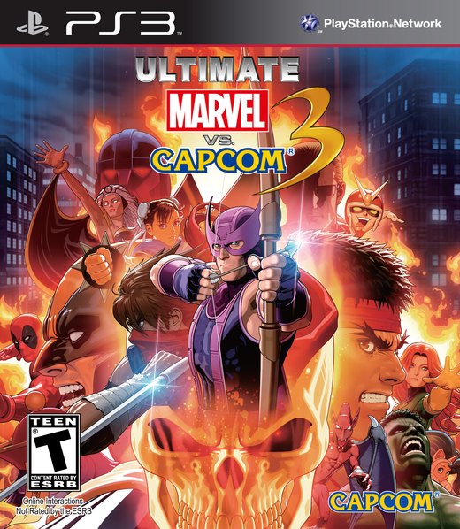 Ultimate Marvel Vs. Capcom 3 box art