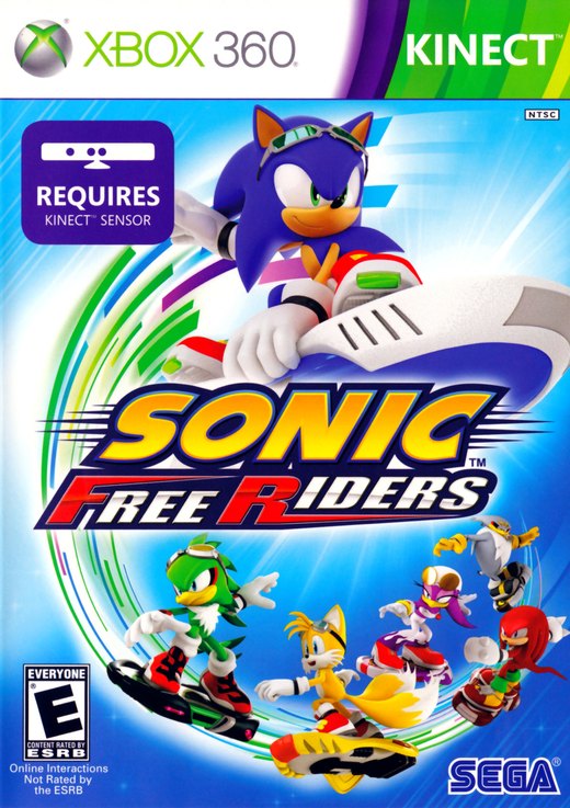 Sonic Free Riders box art
