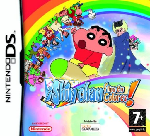 Shin chan Flipa en Colores! box art