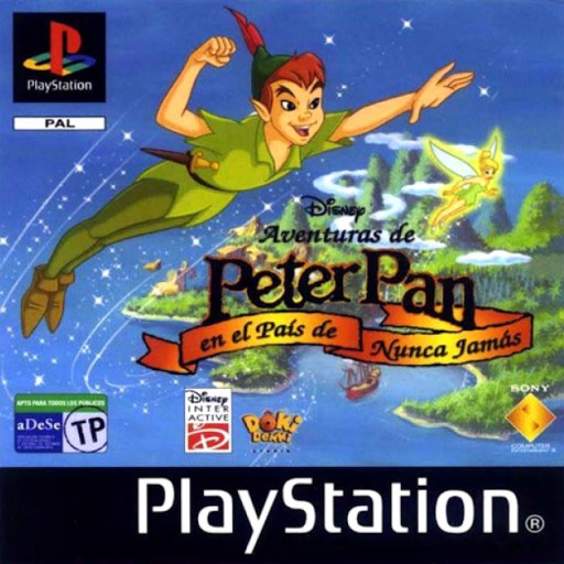 Disney Aventuras de Peter Pan en el Pais de Nunca Jamas box art